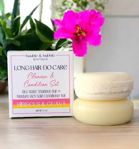 Long Hair-Do Care Shampoo & Conditioner Bar Set