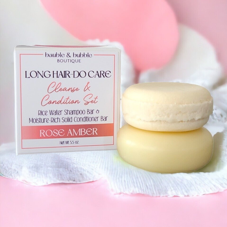 Long Hair-Do Care Shampoo & Conditioner Bar Set