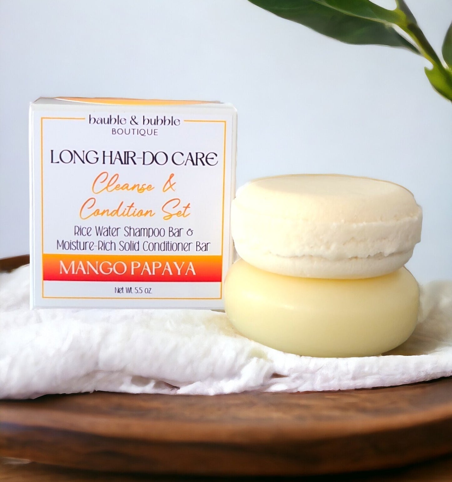 Long Hair-Do Care Shampoo & Conditioner Bar Set